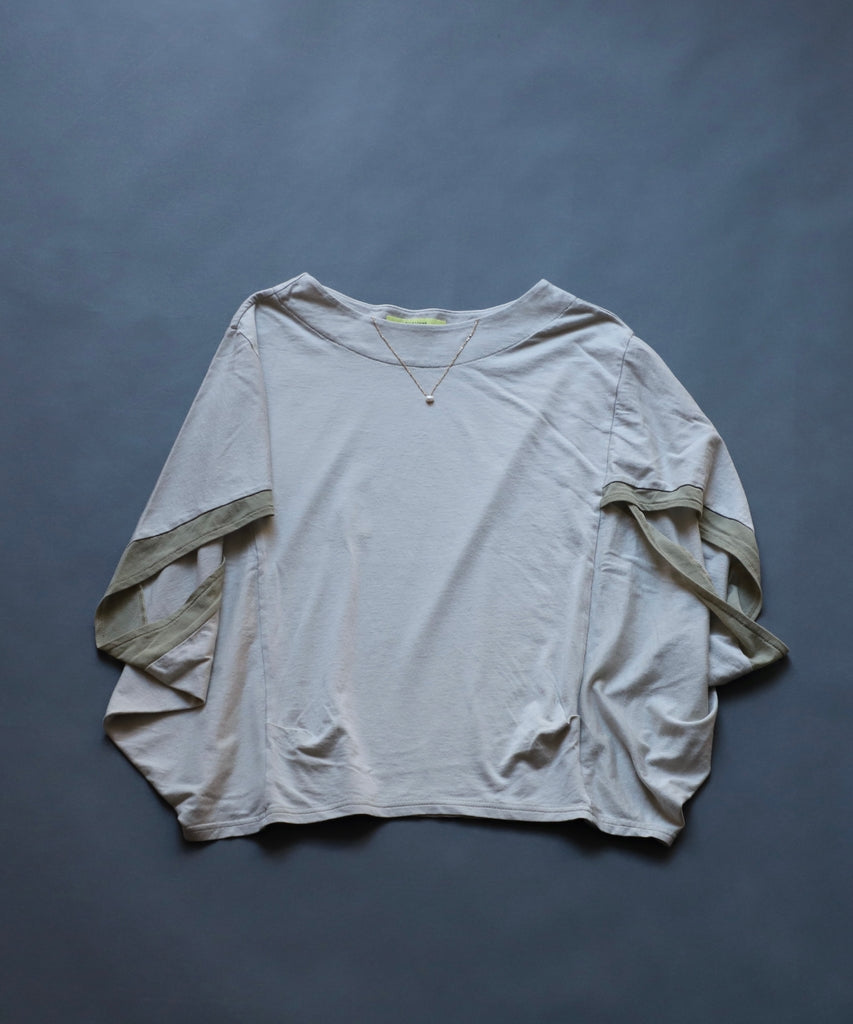 TT086 アクセサリーショールTee ベージュ