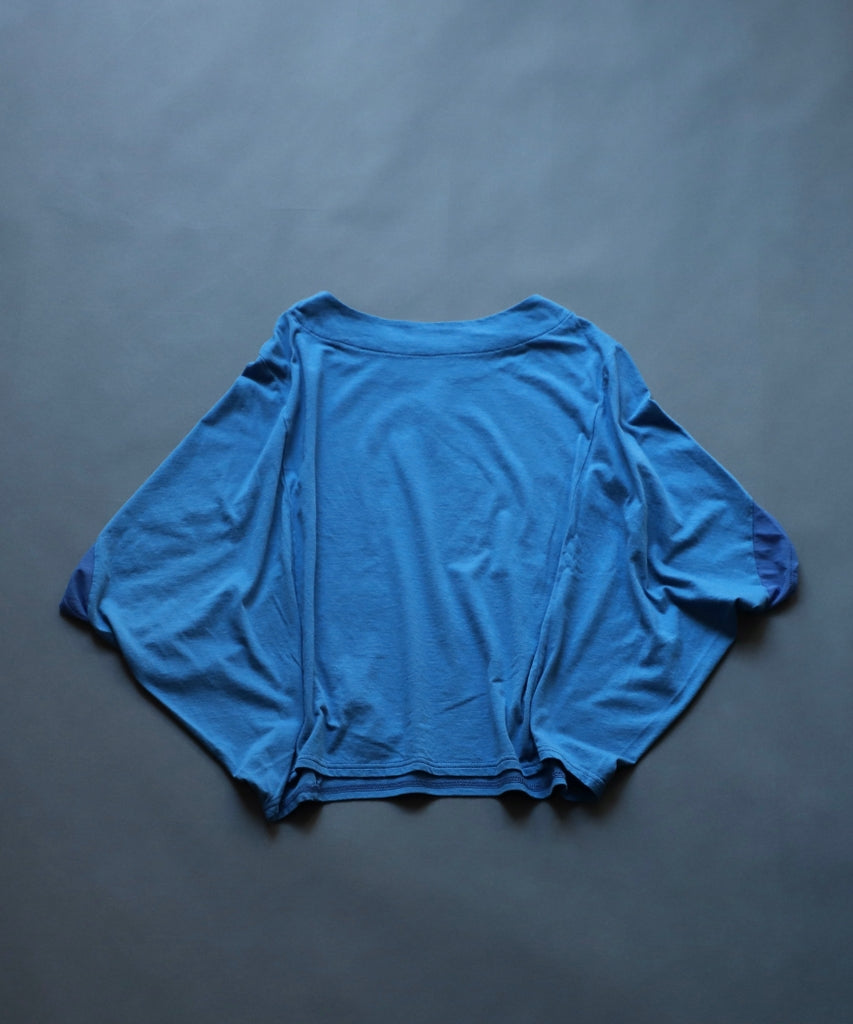 TT086 アクセサリーショールTee ブルー